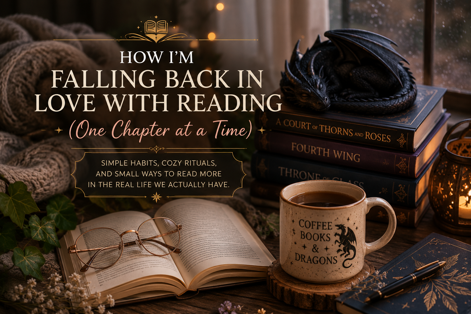 How I’m Falling Back in Love with Reading (One Chapter at a Time)